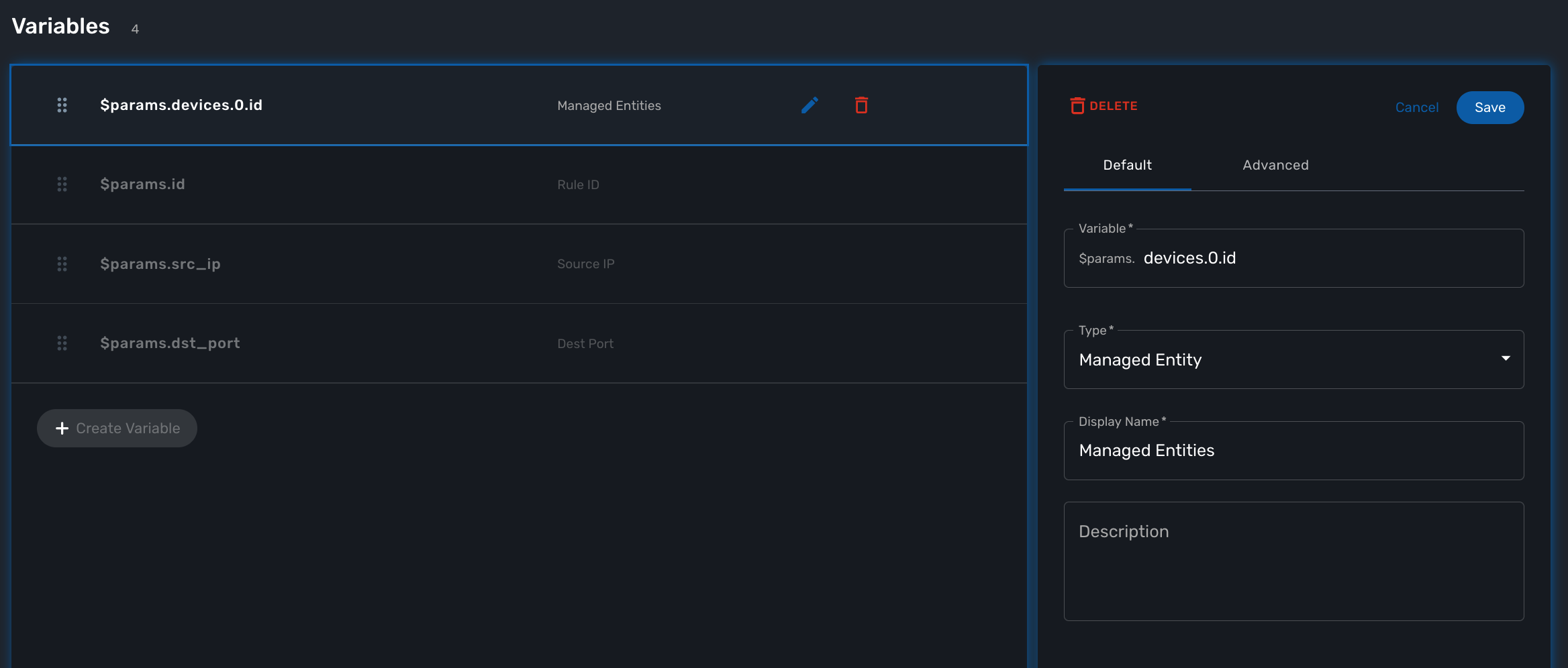 simple firewall wf variables