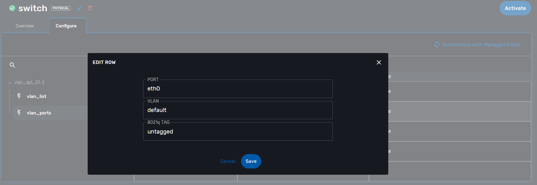 vlan simple 15